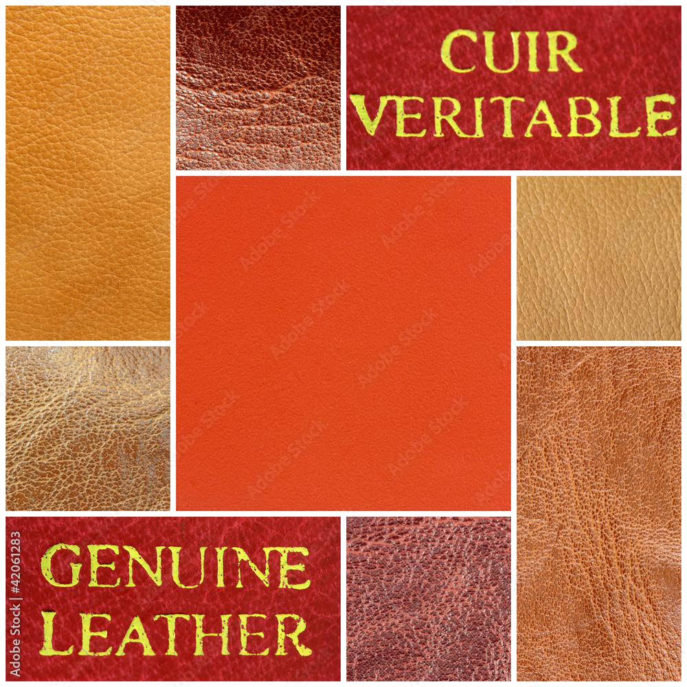 Fototapeta premium cuir véritable