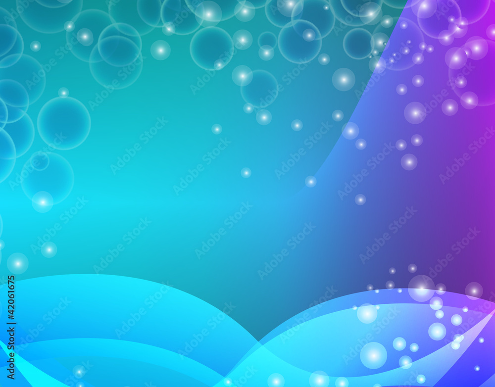 Blue background with circles Blue background with circles