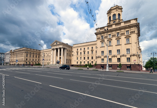 Independance avenue Minsk Belarus KGB committee of state or gove