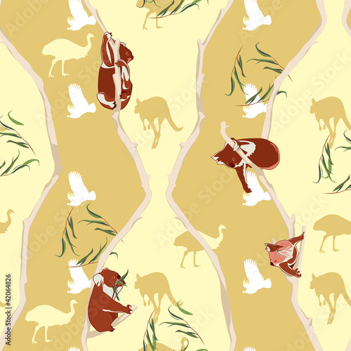 Koala repeating pattern