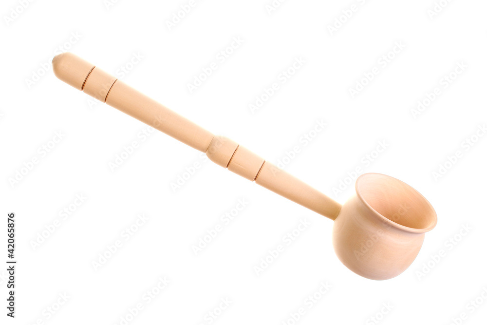 Image wooden ladle for the sauna Image wooden ladle for the sauna
