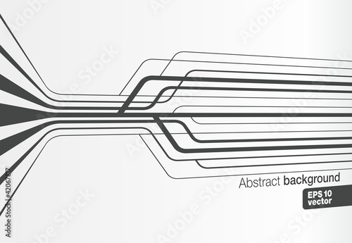 Vector abstract circuit board symbol – design background