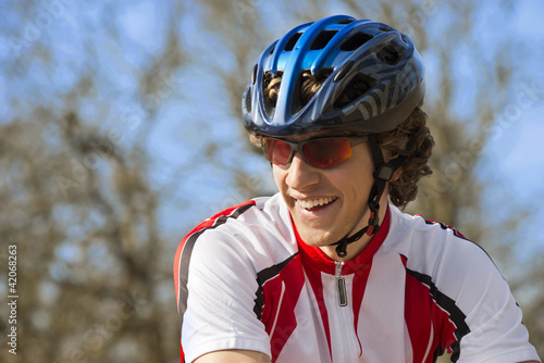 Happy Bicyclist In Sportswear © corepics