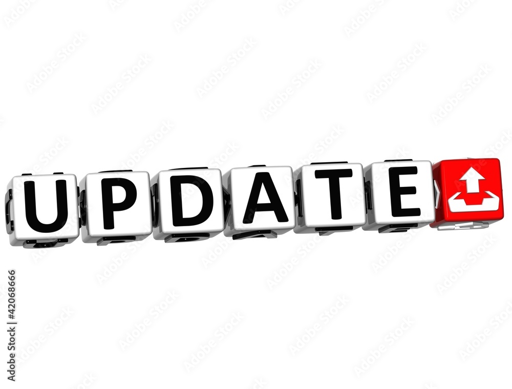 3D Update Button Click Here Block Text 3D Update Button Click Here Block Text