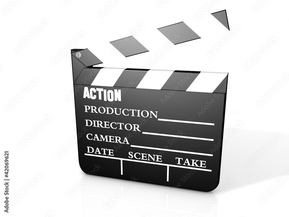 Naklejka premium Clapboard