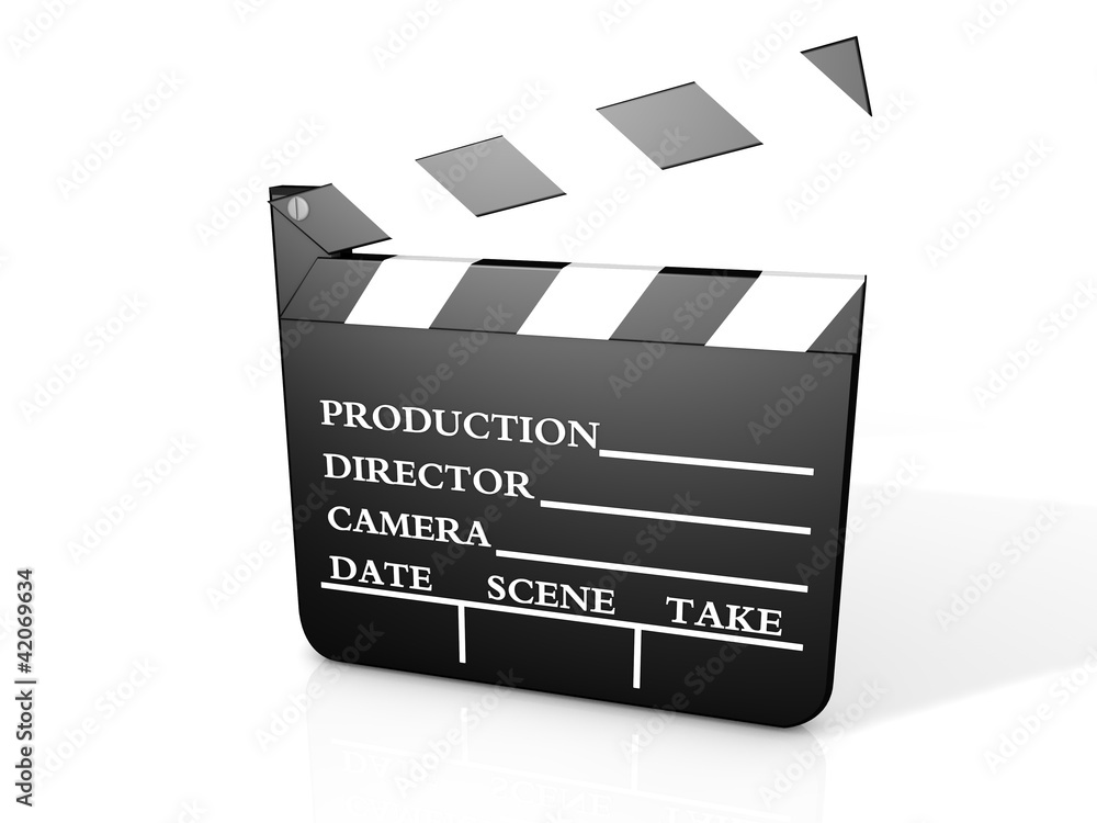 Naklejka premium Clapboard