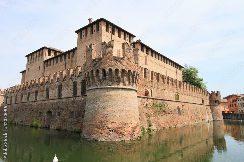 medieval castle of Fontanellato near Parma, Italy