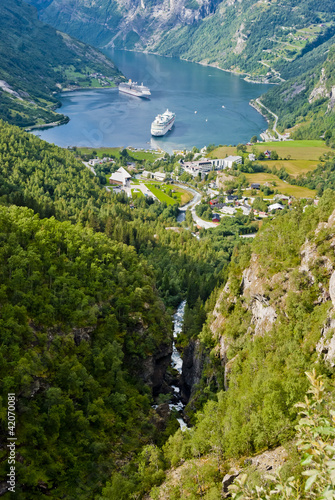 Geirangerfjord, Norway photo