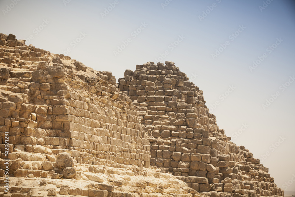 Unusual View Of The Pyramids Of Cairo Egypy Unusual View Of The Pyramids Of Cairo Egypy