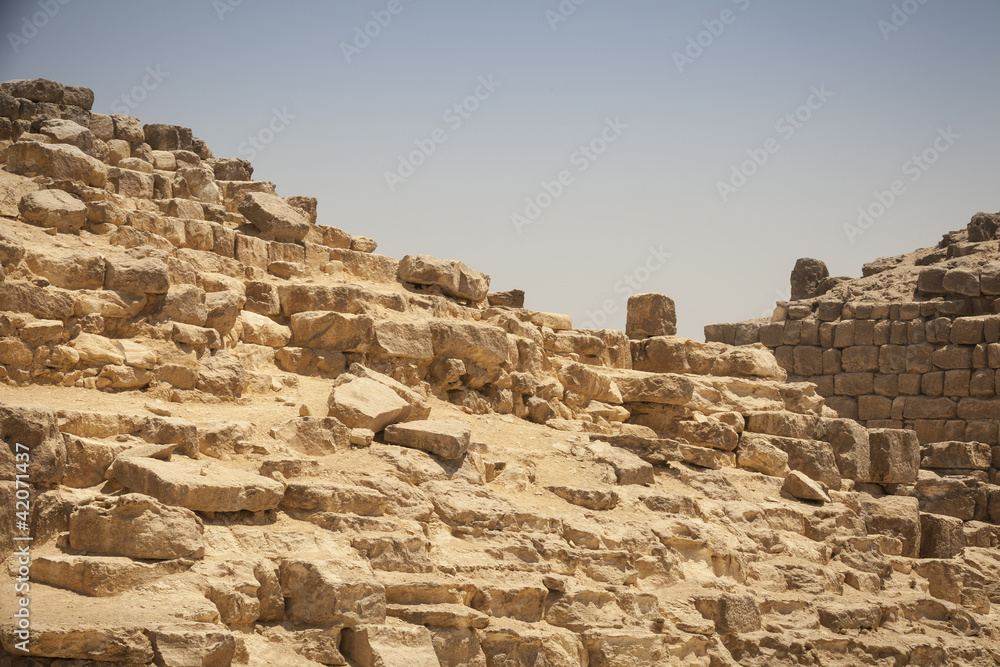 Unusual View Of The Pyramids Of Cairo Egypy Unusual View Of The Pyramids Of Cairo Egypy