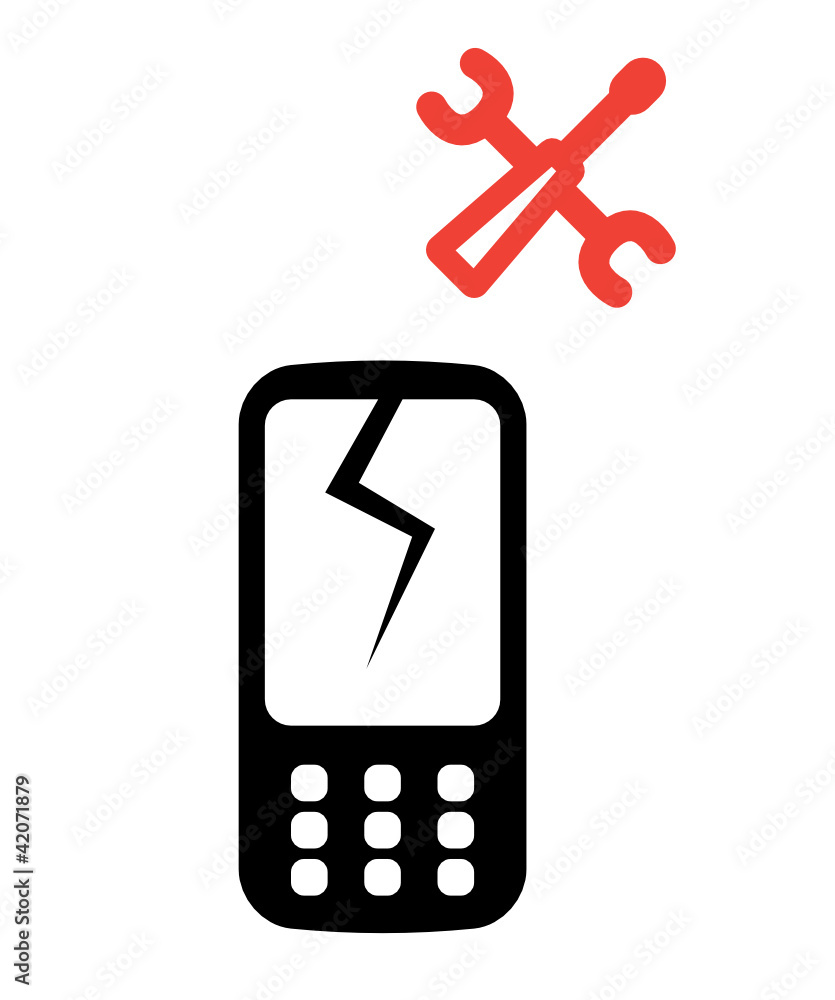 Phone service vector icon Phone service vector icon