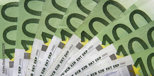 Geld Euro, Geldschein, 100