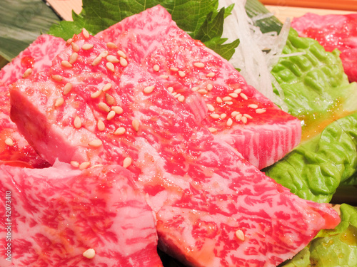 Japanese Fresh Meat for BBQ / 和牛／生肉（焼肉用）