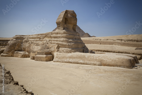 Views Of The Sphinx At Cairo Giza Egypt