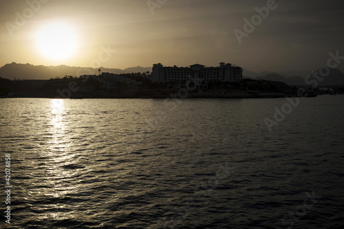 Sunset On The Coast Of Egypt Near Sharm