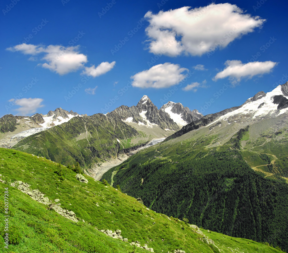 View of the Savoy Alps-Europe