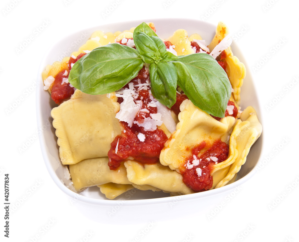 Portion of Raviolis (total view) Portion of Raviolis (total view)