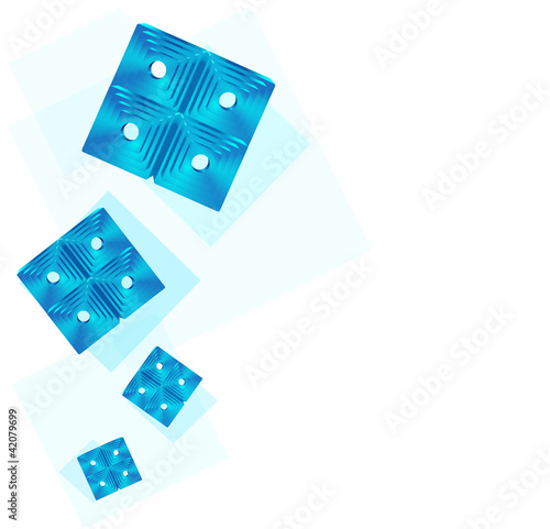 fond design bleu métal