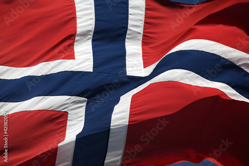 Foto The Norwegian flag - 17th of May