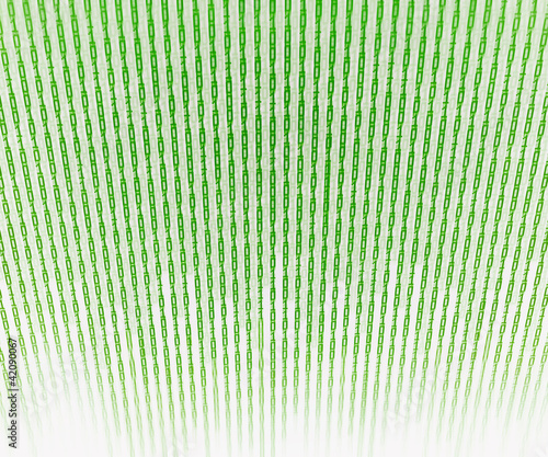 Green Binary Matrix Background