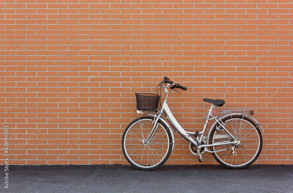 Bicycle against a Brick Wall
