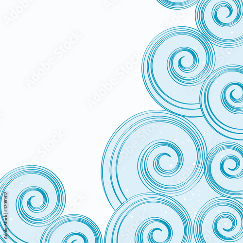 background of abstract blue water waves.