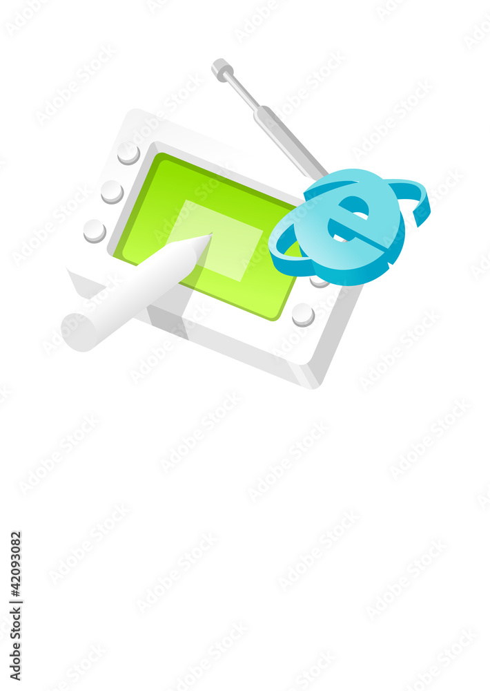 Vector icon internet