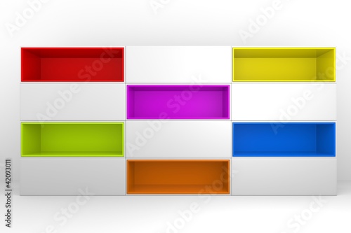 colorful color box rectangler