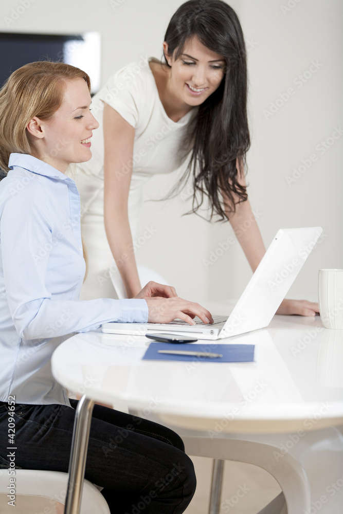 Two colleagues working together Two colleagues working together