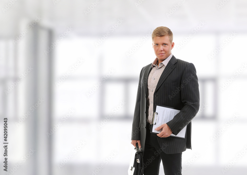 Handsome young businessman Handsome young businessman