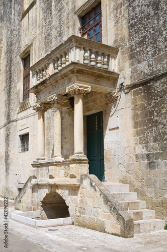 Ducal palace of Castromediano-Limburg. Cavallino. Puglia. Italy. photo