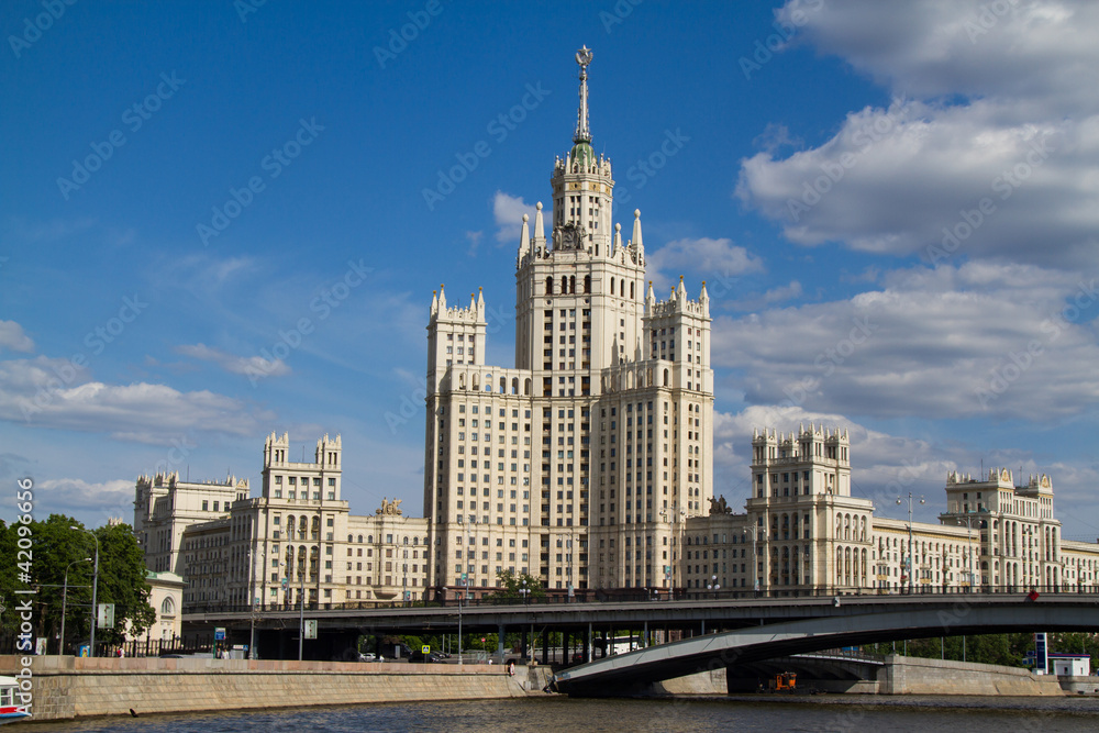 skyscrapper in Moscow skyscrapper in Moscow