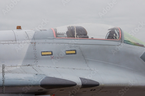 photo of a cabin of the fighter
