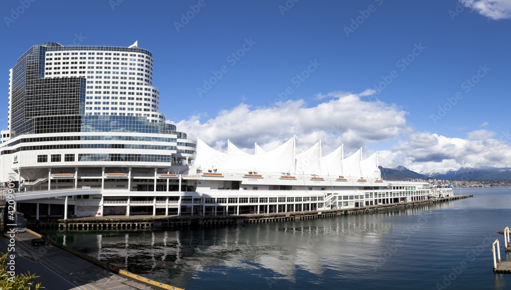 Vancouver harbour, the north shore and canada place