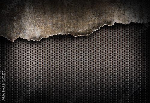 torn metal background