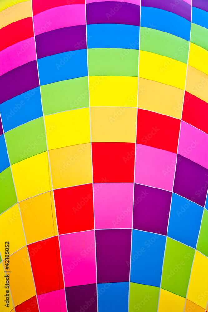 Fototapeta premium Colors on a fire balloon