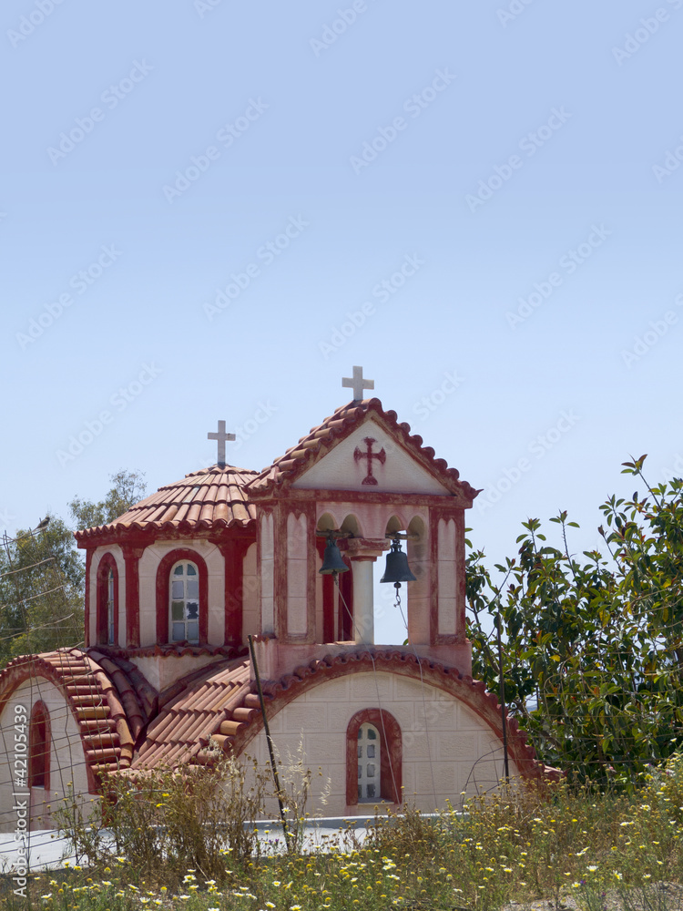 Little chapel in Fira Santorini Greece