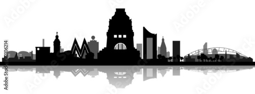 Leipzig Skyline Völkerschlachtdenkmal