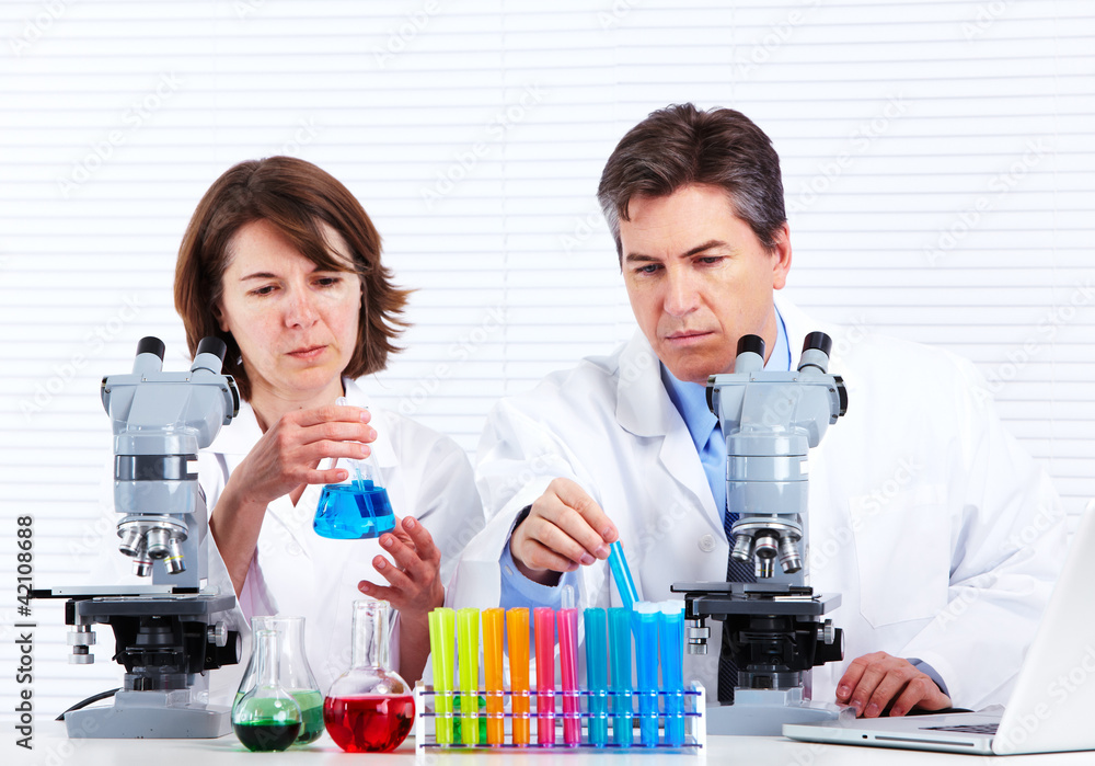 Scientific laboratory. Scientific laboratory.
