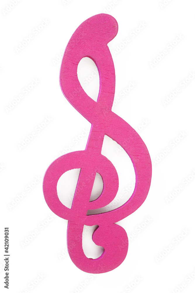 Fototapeta premium Clave de Sol