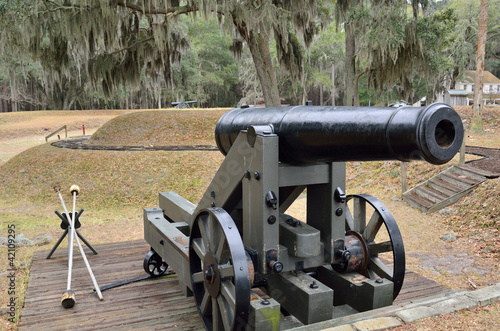 Canon at Fort McAllister in Richmond Hill Georgia