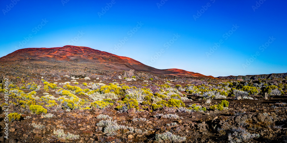 Paysage volcanique du piton de la Fournaise Paysage volcanique du piton de la Fournaise