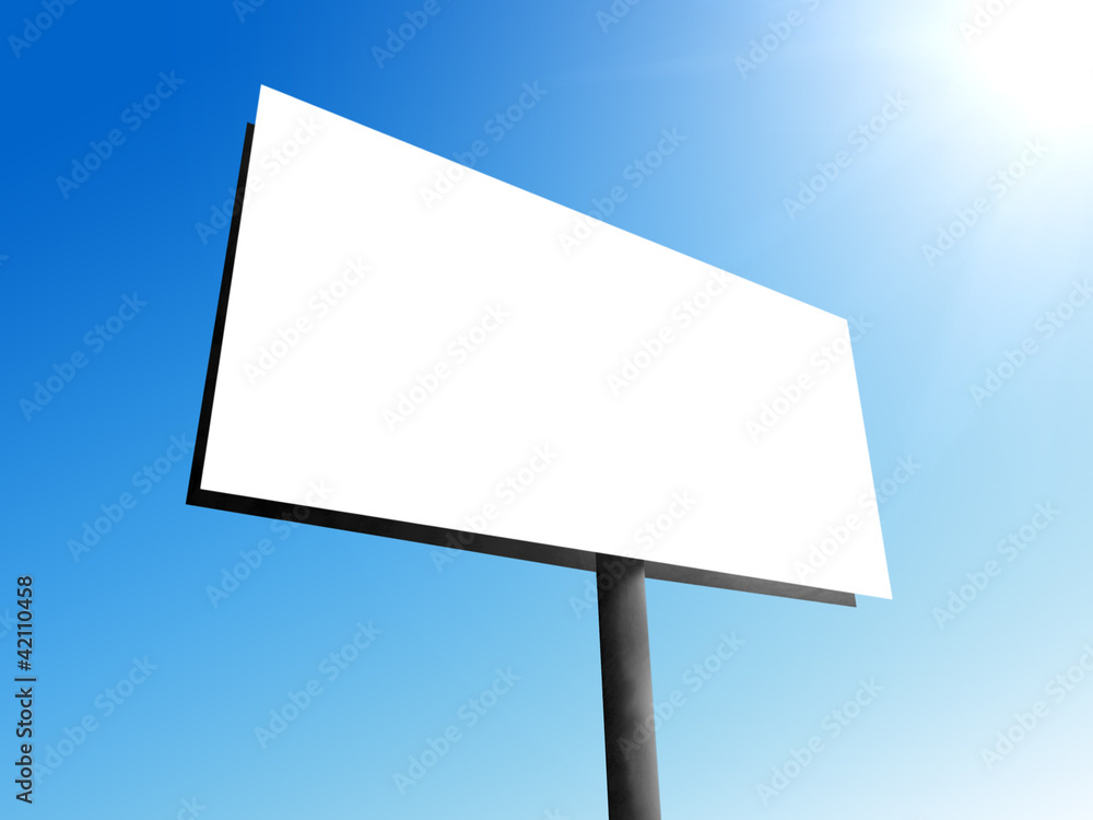 Blank big billboard Blank big billboard
