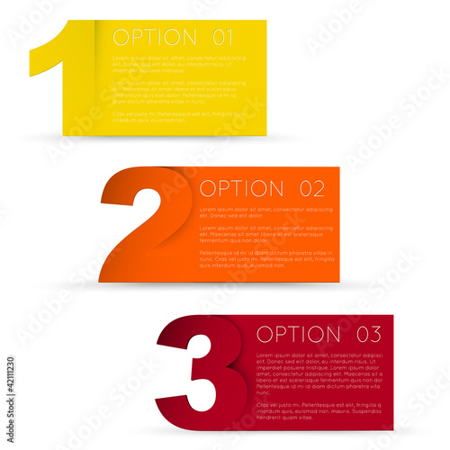 One two thre - vector progress background