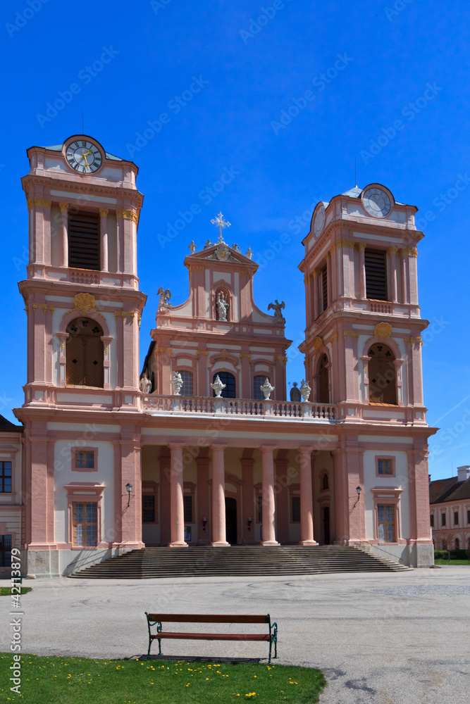 Obraz premium Facade of the church of monastery Goettweig