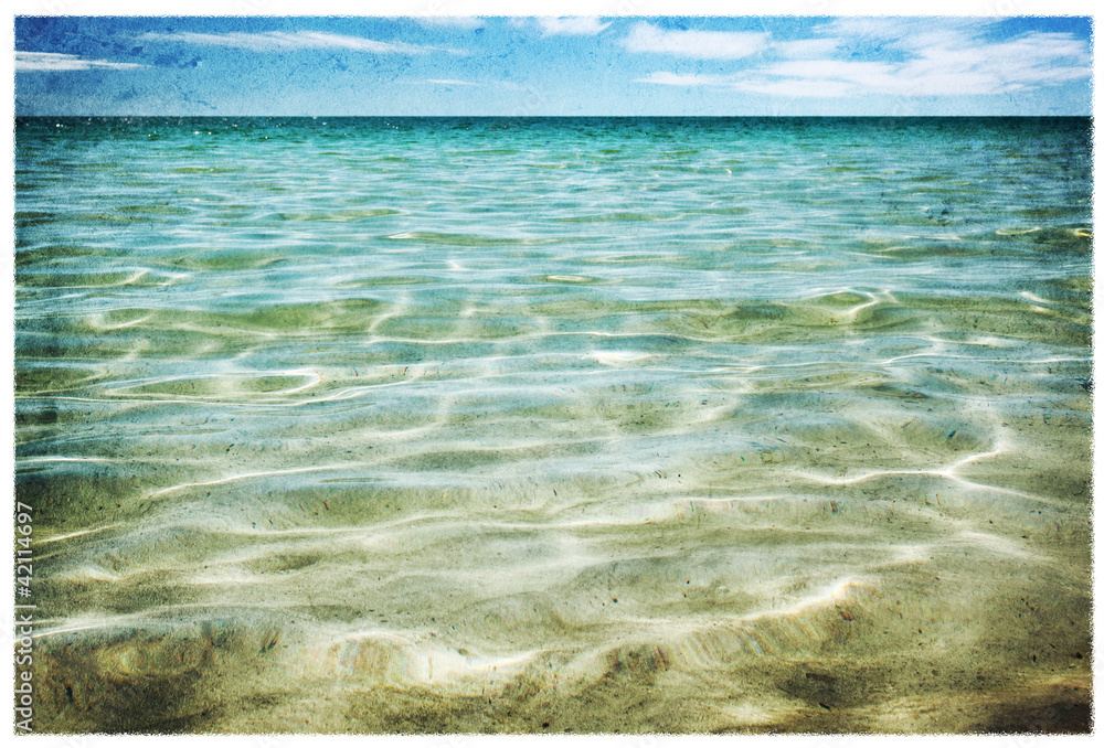 Obraz premium Grunge Ocean Vista