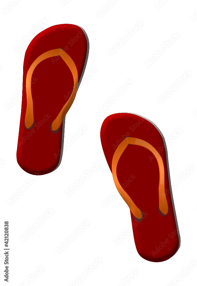 calzature da spiaggia Stock Vector | Adobe Stock