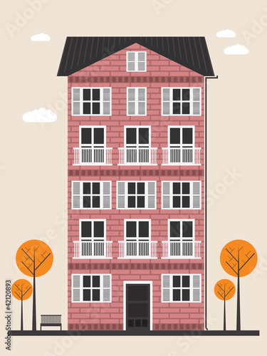 cartoon building