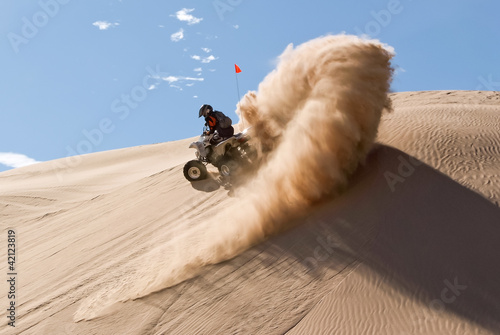 Quad-bike in Glamis sand Dunes