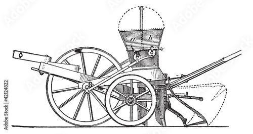 Hugh Planter, vintage engraving